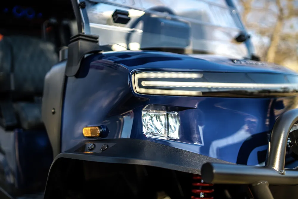 LED running lights on a Denago Rover XL6